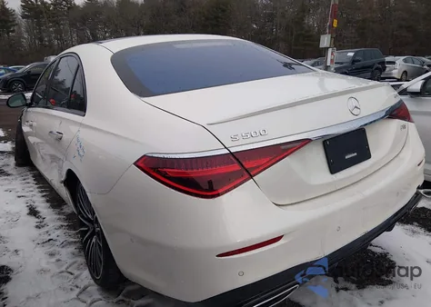 2023 Mercedes-Benz S 500 4Matic из США, поврежденный, VIN W1K6G6DBXPA212290